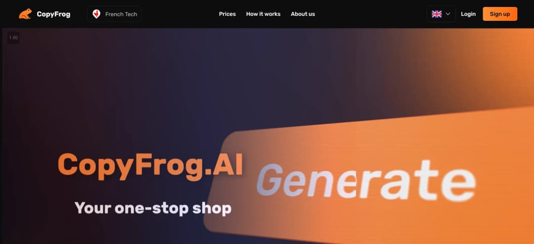 Адаптивная верстка сайта AI сервиса по генерации контента